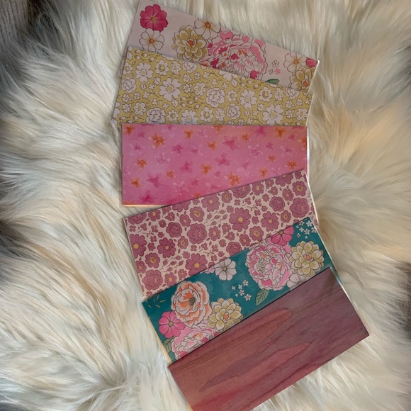 CASH ENVELOPES flowers 💐 are pattern 1 - Picture 1 of 3